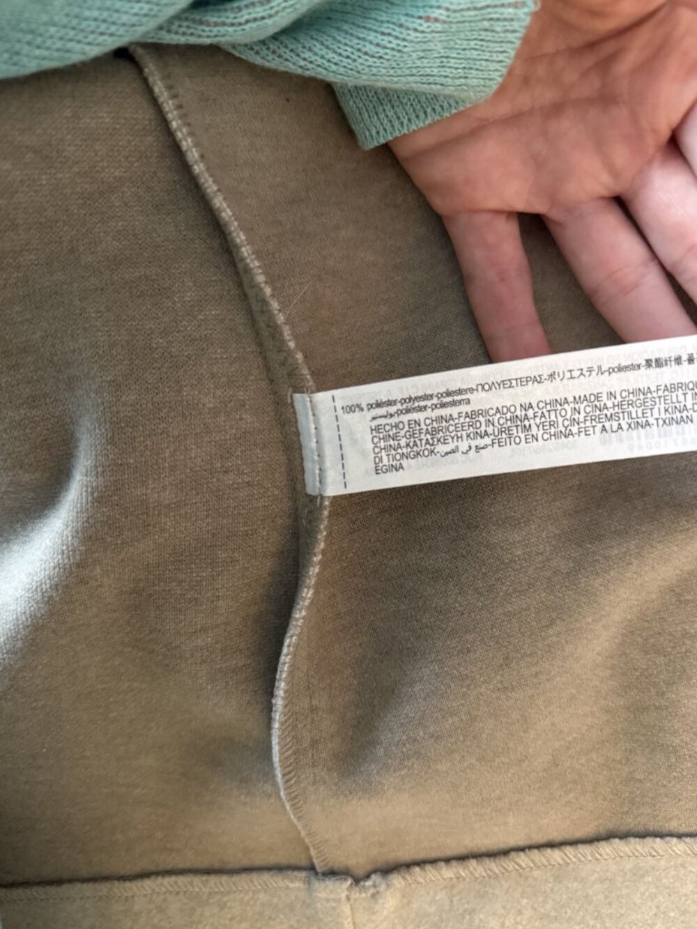 Zara Womens Tan Sleeveless Boyfriend Trench Vest Size L [jb] - Picture 7 of 9